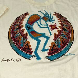 VTG Santa Fe, NM Kokopelli Flute Player XL T Shirt